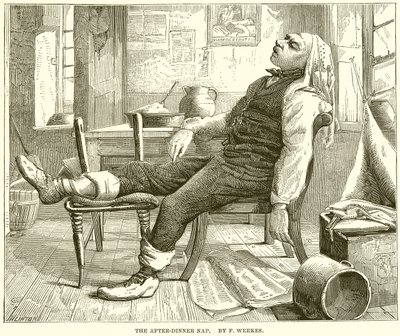 La sieste après le dîner - English School