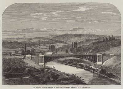Le pont Albert Edward du chemin de fer de Coalbrookdale sur la Severn - English School