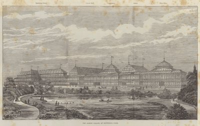 Le Palais Albert, à Battersea Park (gravure) - English School