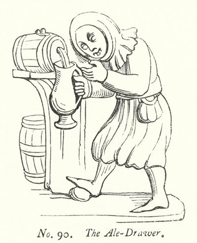 Le tireur de bière (gravure) - English School