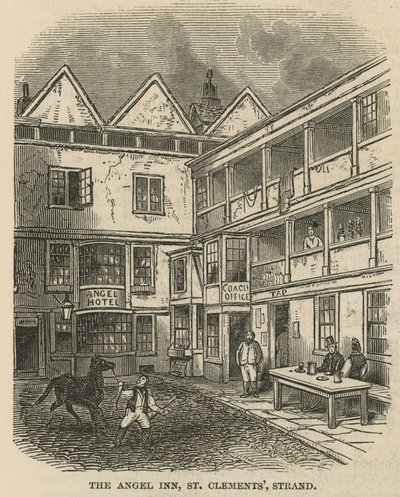 The Angel Inn, St Clements, Strand, Londres - English School