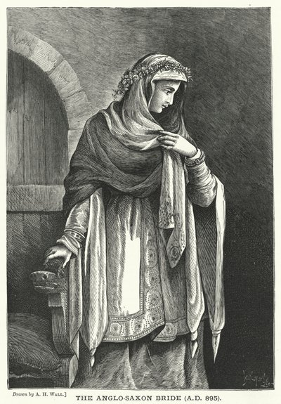 La mariée anglo-saxonne, AD 895 - English School
