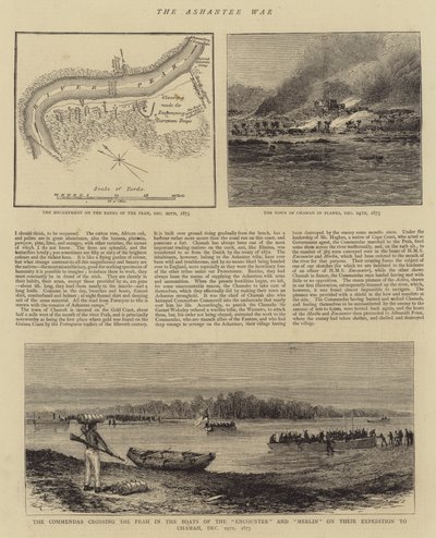 La guerre Ashantee (gravure) - English School