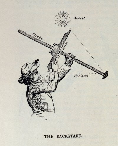 Le bâton arrière, de The Narrative and Critical History of America, édité par Justin Winsor, Londres, 1886 - English School