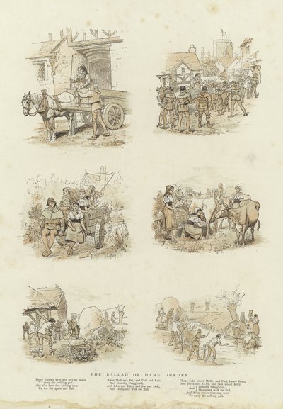 La ballade de Dame Durden - English School