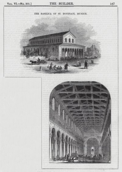 La basilique de Saint-Boniface, Munich - English School