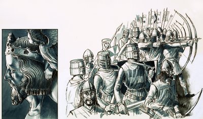 La bataille de Bannockburn - English School