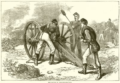 La bataille de Chancellorsville - English School