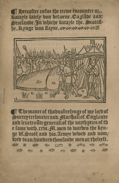 La bataille de Floddon - English School