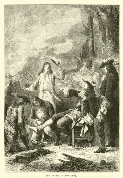 La bataille de Fontenoy - English School