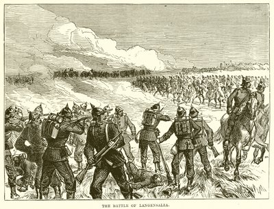 La bataille de Langensalza - English School