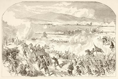 La bataille de Malvern Hill (lithographie) - English School