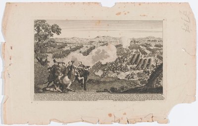 La Bataille de Minden ou Thornhausen en Westphalie le 1er août 1759? - English School