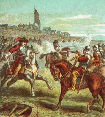 La Bataille de Naseby - English School