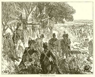 La bataille de Plassey - English School