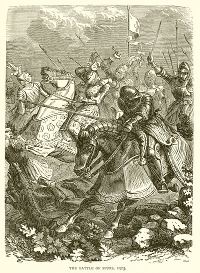 La bataille des Éperons, 1513 - English School