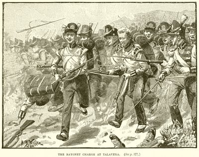 La charge à la baïonnette à Talavera - English School