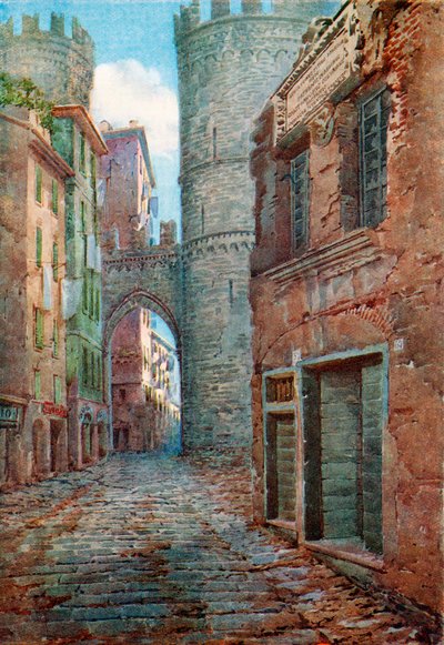 Le lieu de naissance de Christophe Colomb à Gênes, Italie, de 