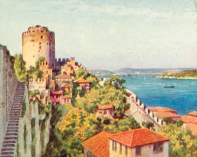 Le Bosphore depuis un fort turc - English School