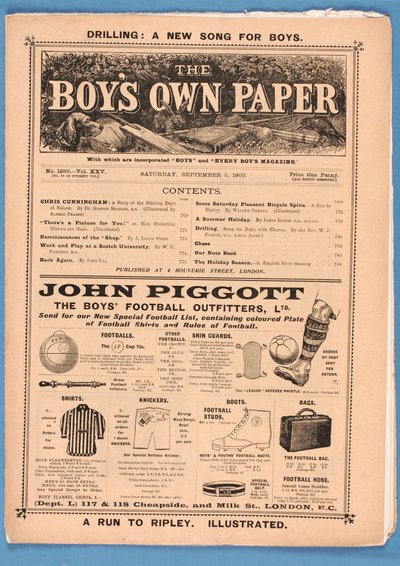 The Boys Own Paper, 1903 - English School
