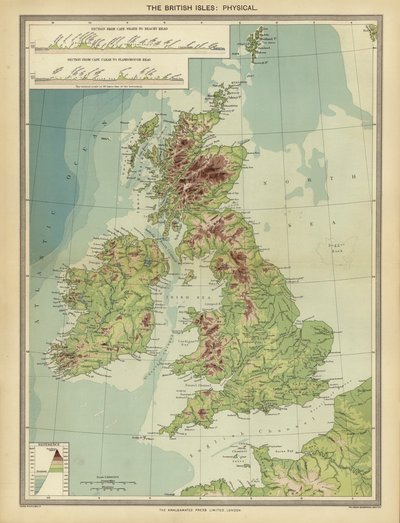 Les îles britanniques, physique - English School