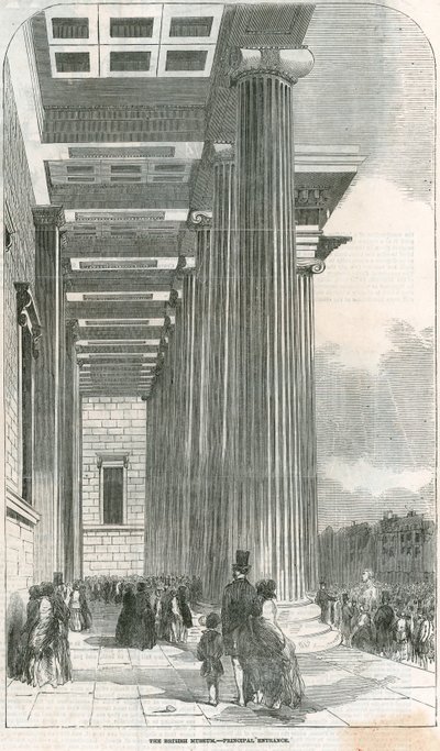Entrée Principale du British Museum - English School