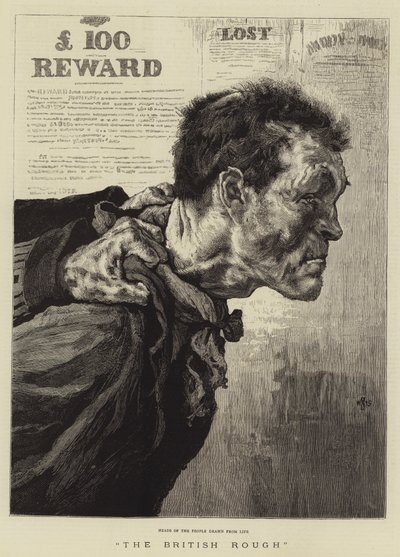 Le rude britannique (gravure) - English School