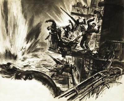 La Royal Navy britannique attaque la fierté de la flotte allemande - English School