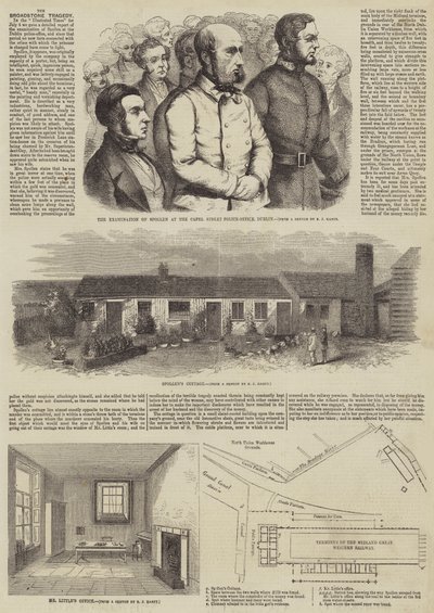 La tragédie de Broadstone (gravure) - English School