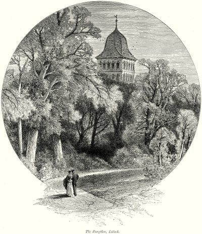 Le Burgthor, Lubeck (gravure) - English School