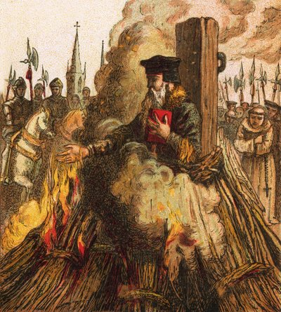 Le Bûcher de Cranmer - English School