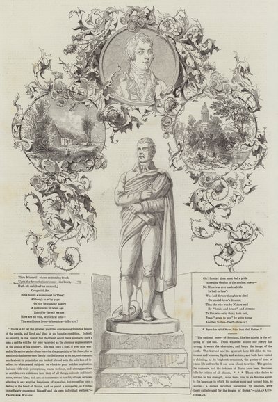 Le festival de Burns (gravure) - English School