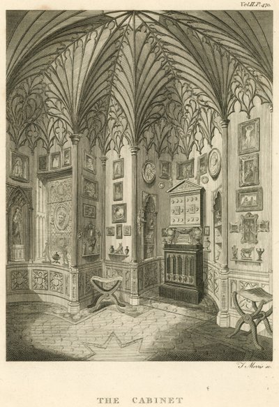 Le Cabinet à Strawberry Hill, Twickenham, Londres - English School