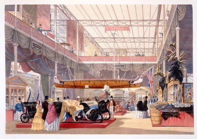 La Salle canadienne de Dickinsons Comprehensive Pictures of the Great Exhibition of 1851..., publié par Dickinson Brothers, 1854 - English School