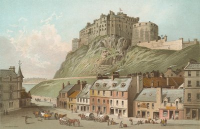 Le Château depuis Grassmarket - Édimbourg - English School