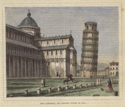 La cathédrale et la tour penchée de Pise - English School