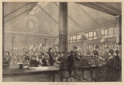 Le Bureau Central du Télégraphe : Galerie des instruments - English School