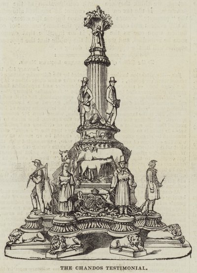 Le Témoignage de Chandos (gravure) - English School
