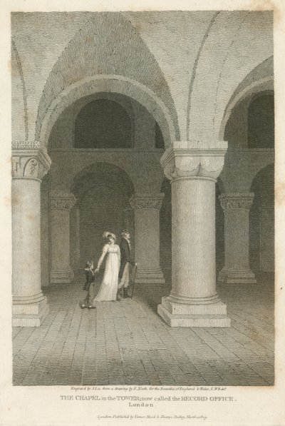 La chapelle de la tour, maintenant appelée le bureau des archives - English School