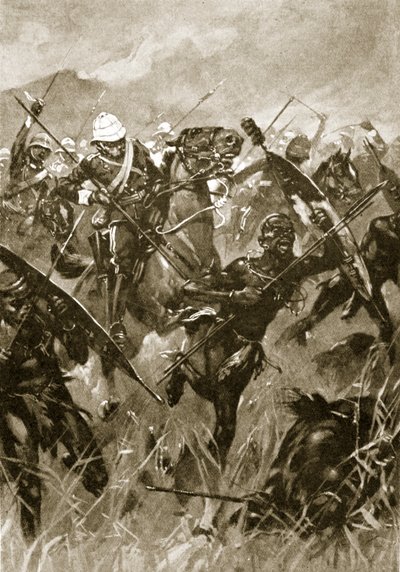 La charge des 17e lanciers, 4 juillet 1879 - English School