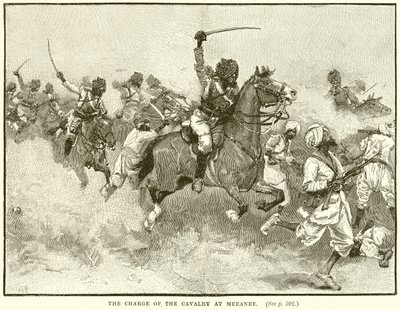 La charge de la cavalerie à Meeanee - English School
