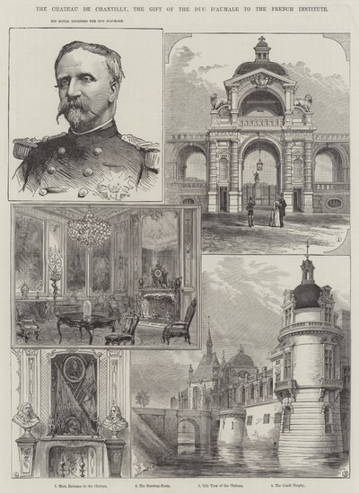 Le château de Chantilly, don du duc d