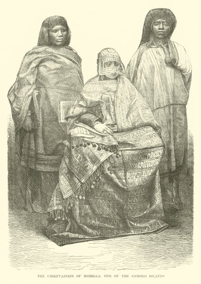 La cheftaine de Mohilla, une des îles Comores - English School