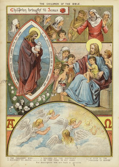 Les enfants de la Bible : Enfants amenés à Jésus - English School