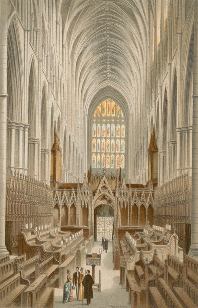 Le Chœur, Abbaye de Westminster - English School