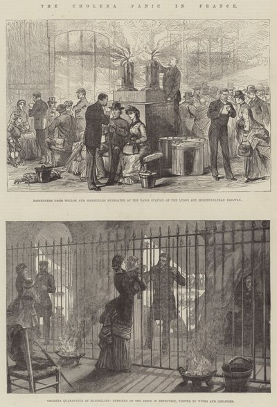 La panique du choléra en France - English School