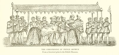 Le baptême du prince Arthur - English School