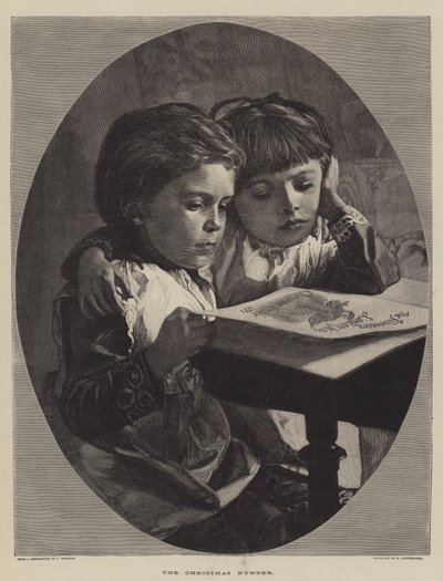 Le numéro de Noël (gravure) - English School