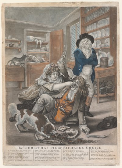 La tarte de Noël ou le choix de Richard, 1795 - English School