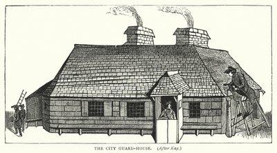 Maison de la Garde de la Ville (gravure) - English School